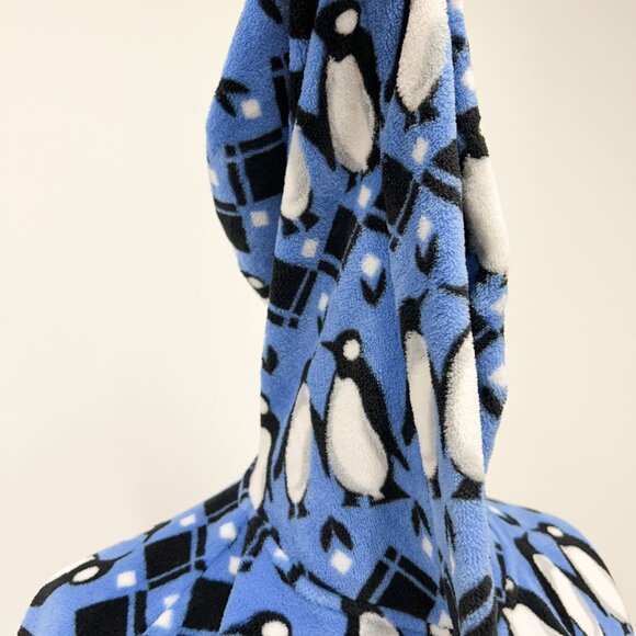 Vera Bradley Robe, Blue Robe, Women's Size S/M, Penguin Robe, Fleece Robe, - Picture 7 of 7
